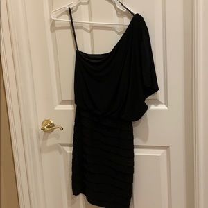 Black off the shoulder dress